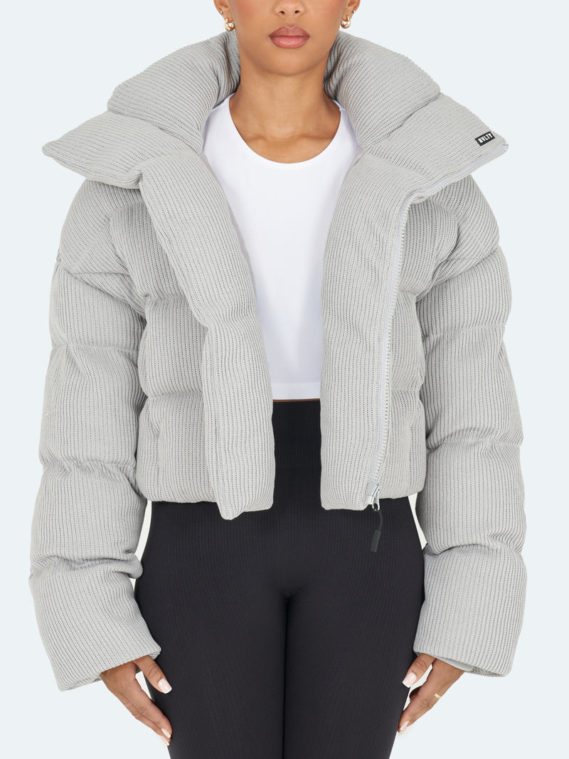 Shawl collar puffer coat online