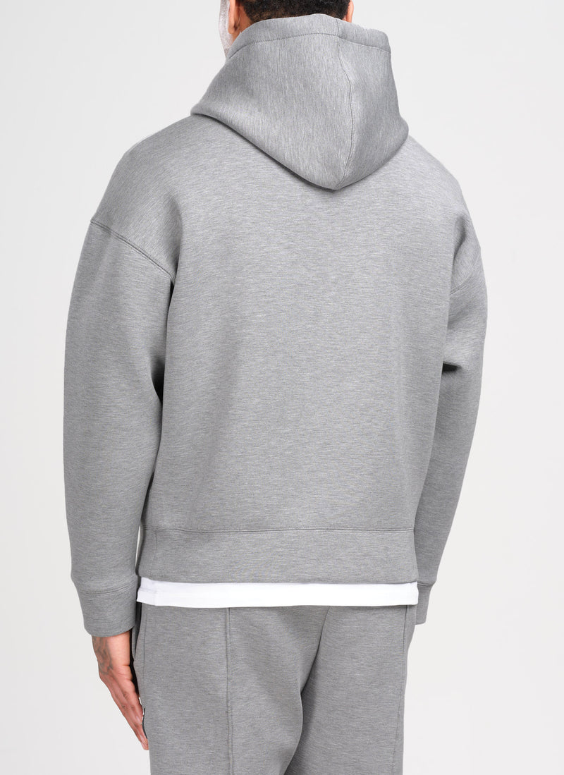 Scuba Structured Hoodie - Grey