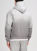 Vintage Deep Fade Hoodie - Grey