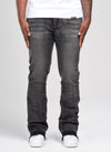 Vintage Flare Washed Jeans - Black