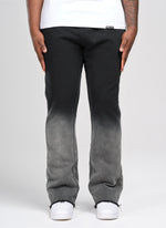 Vintage Flare Deep Fade Joggers - Black