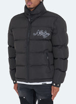 Signature Puffer Jacket - Black