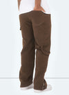 Heavyweight Wool Carpenter Rivet Pants - Brown