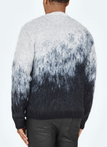 Mohair Gradient Sweater - Black