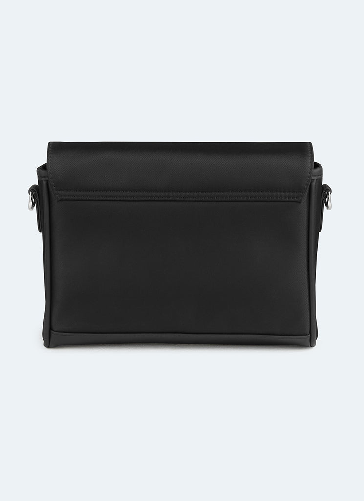 Buckle Crossbody Bag - Black