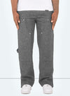 Heavyweight Wool Carpenter Rivet Pants - Grey