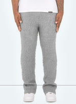 Mohair Flare Joggers - Grey