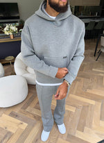 Scuba Structured Hoodie - Grey