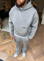 Scuba Structured Hoodie - Grey