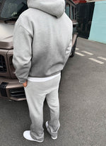 Vintage Deep Fade Hoodie - Grey