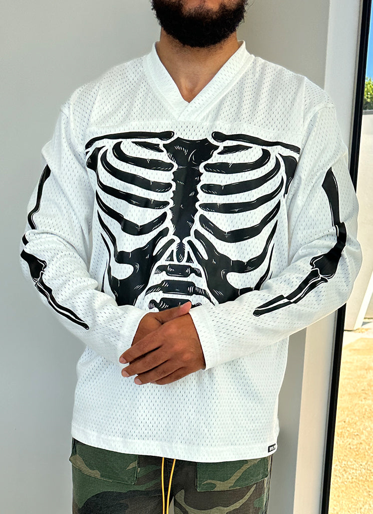 Vintage Skeleton Jersey - White