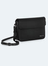 Leather Crossbody Bag - Black