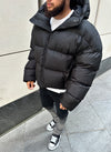 Vintage Puffer Jacket - Black