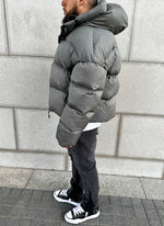 Vintage Puffer Jacket - Grey