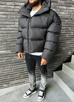 Vintage Puffer Jacket - Black