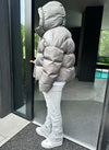 Vintage Puffer Jacket - Grey