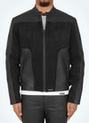 Moto Biker Jacket - Black