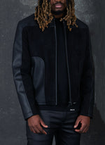 Moto Biker Jacket - Black