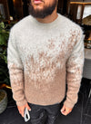 Mohair Gradient Sweater - Stone