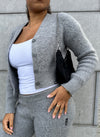 Mohair Cardigan - Grey