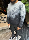 Mohair Gradient Sweater - Black