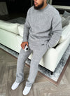 Mohair Flare Joggers - Grey