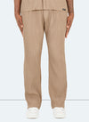 Pleated Trousers - Stone