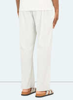 Pleated Trousers - White