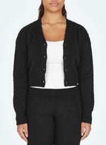 Mohair Cardigan - Black