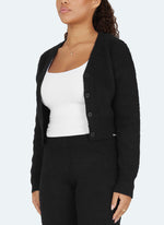 Mohair Cardigan - Black