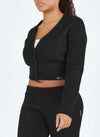 Mohair Cardigan - Black