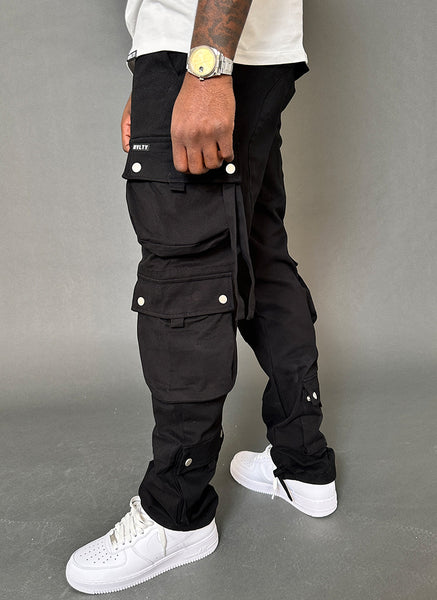 Vintage Double Strap Cargos - Black – N V L T Y