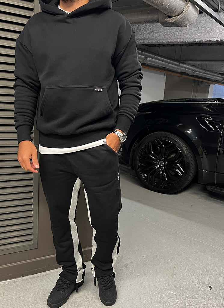 Vintage Flare Joggers - Black – N V L T Y