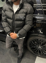 Signature Puffer Jacket - Black