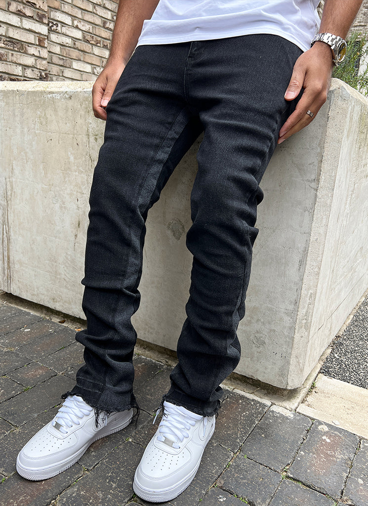 Vintage Flare Jeans - Black – N V L T Y