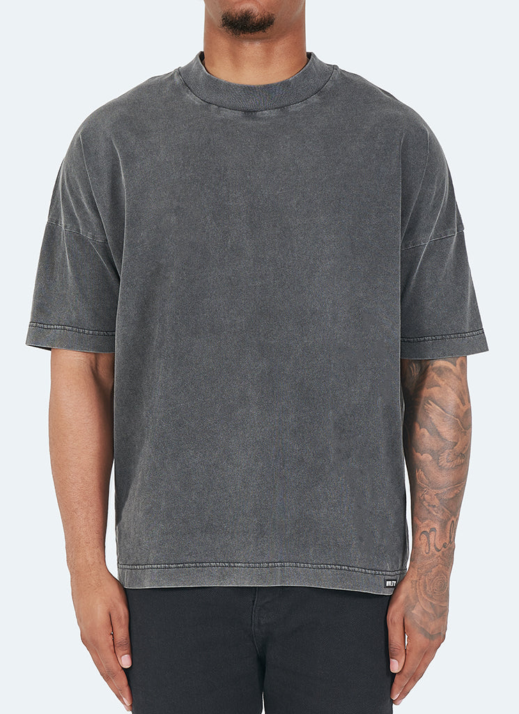 Vintage Drop Shoulder T-Shirt - Washed Black