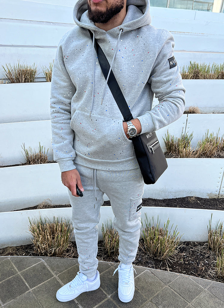 Paint Hoodie - Grey