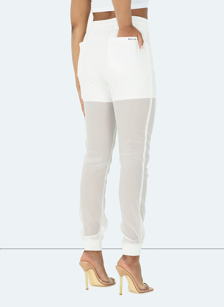 mesh Regular Fit Women White Trousers  Buy mesh Regular Fit Women White  Trousers Online at Best Prices in India  Flipkartcom